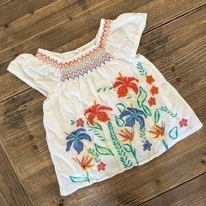 Flowers Embroidered  Blouse by Kids R Us 3T